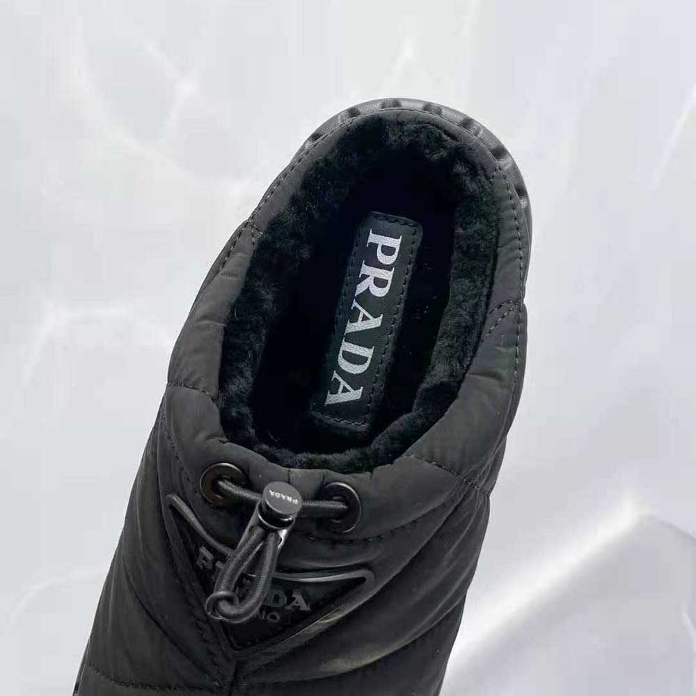 Prada Women Padded Nylon Slippers - image 9