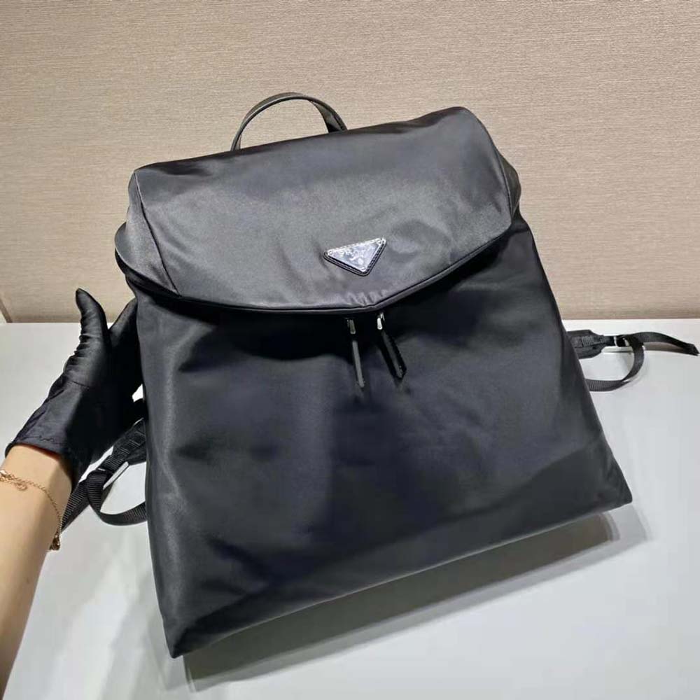 Prada Women Re-Nylon and Leather Backpack - image 4