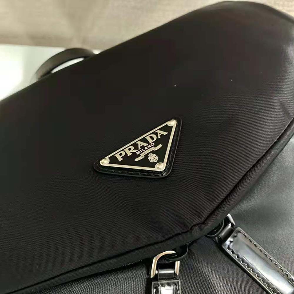 Prada Women Re-Nylon and Leather Backpack - image 9