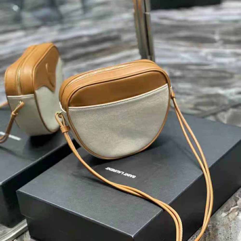 Saint Laurent YSL Women Monogramme Coeur Bag in Canvas and Vintage Leather - image 4