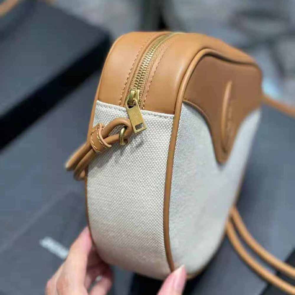 Saint Laurent YSL Women Monogramme Coeur Bag in Canvas and Vintage Leather - image 7