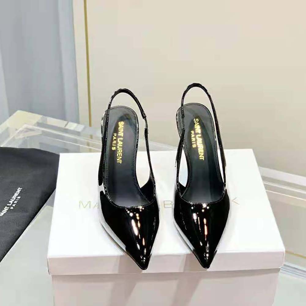 Rear view showing adjustable slingback strap on Viper Slingback Pumps