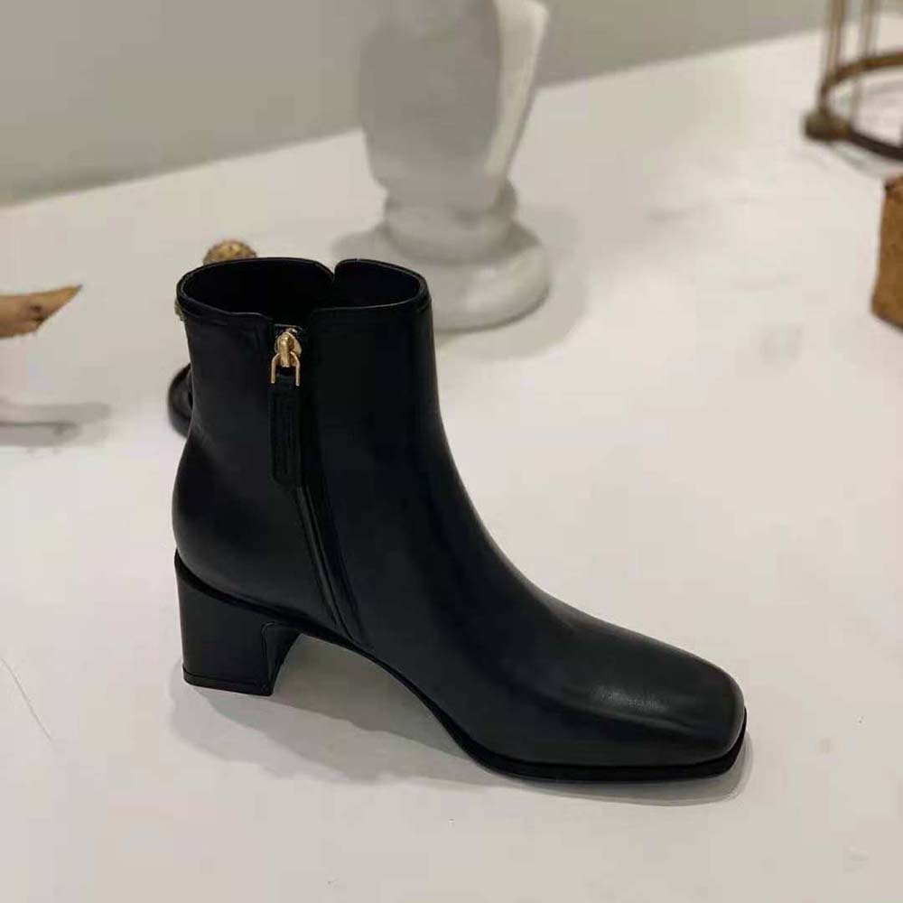 Salvatore Ferragamo Women Gancini Bootie in 55mm Heel-Black - image 7