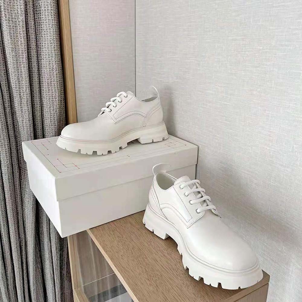 Alexander Mcqueen Women Wander Lace-Up-White - image 4