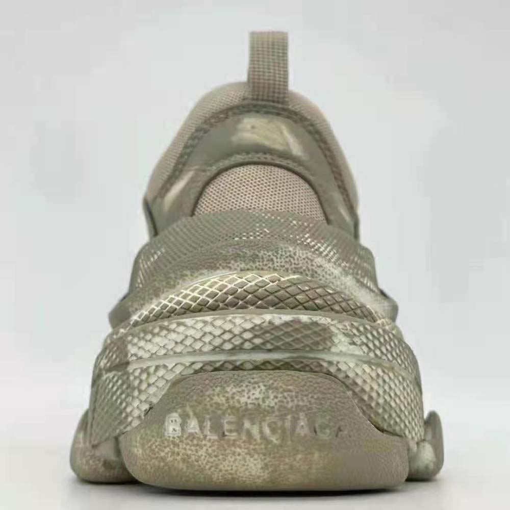 Balenciaga Women Triple S Faded Sneaker in Beige - image 8