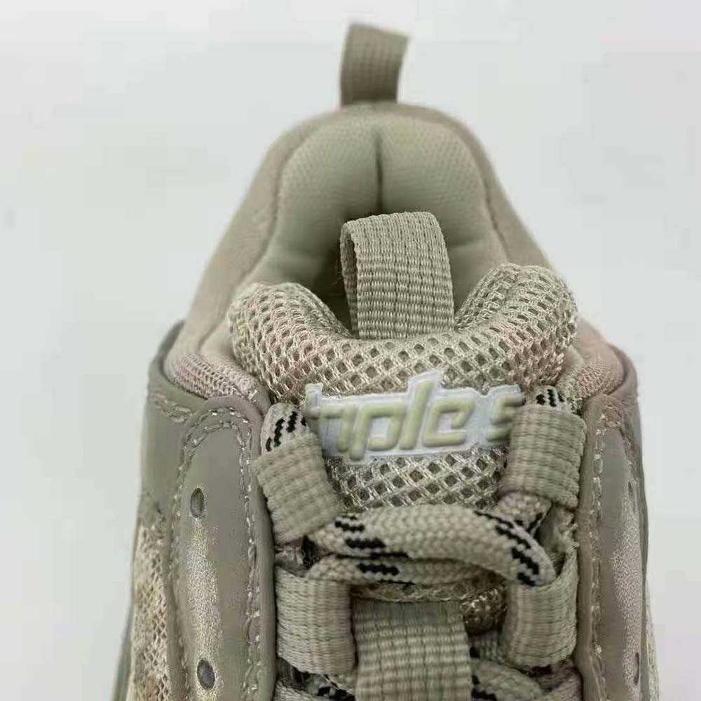 Balenciaga Women Triple S Faded Sneaker in Beige - image 7