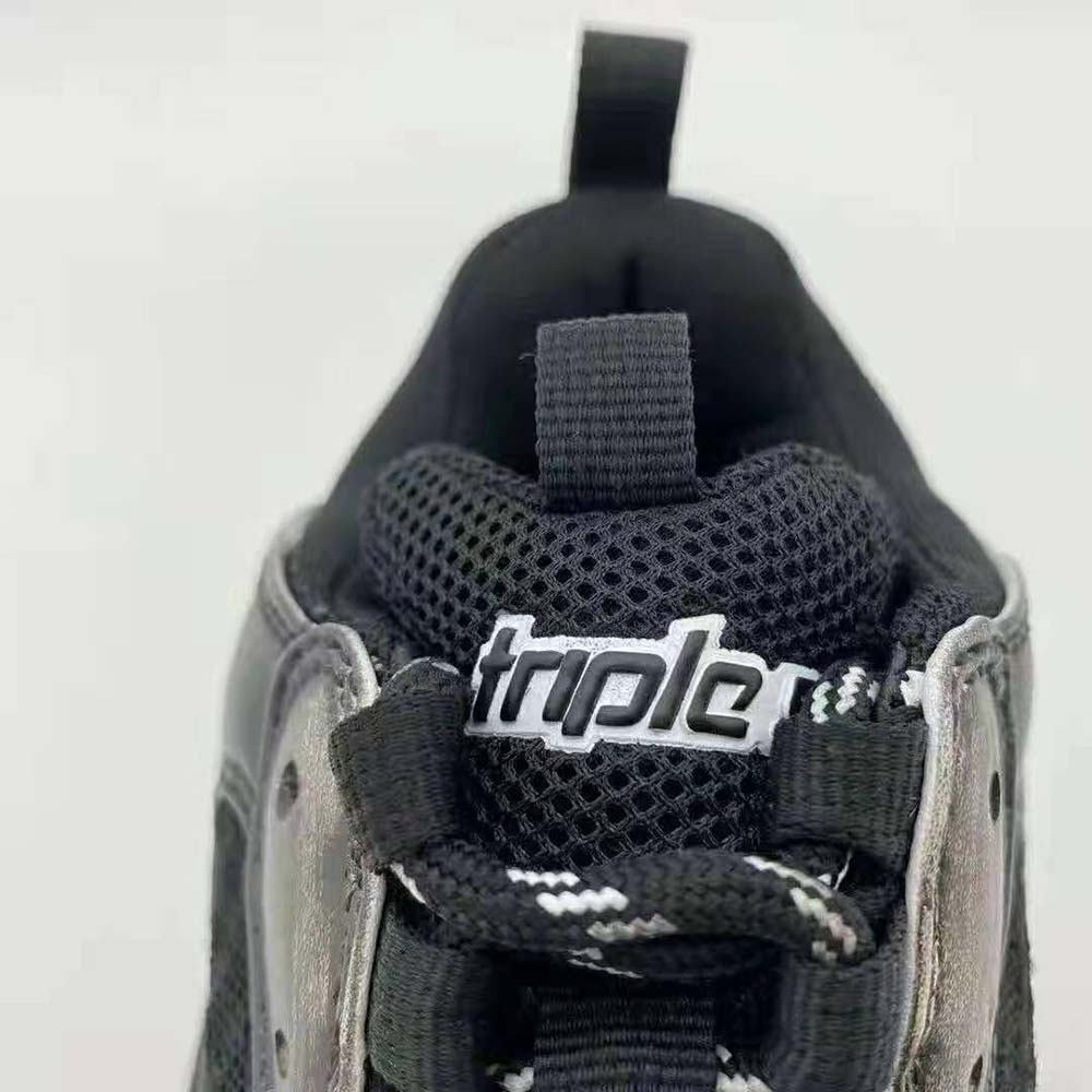 Balenciaga Women Triple S Faded Sneaker in Black - image 8