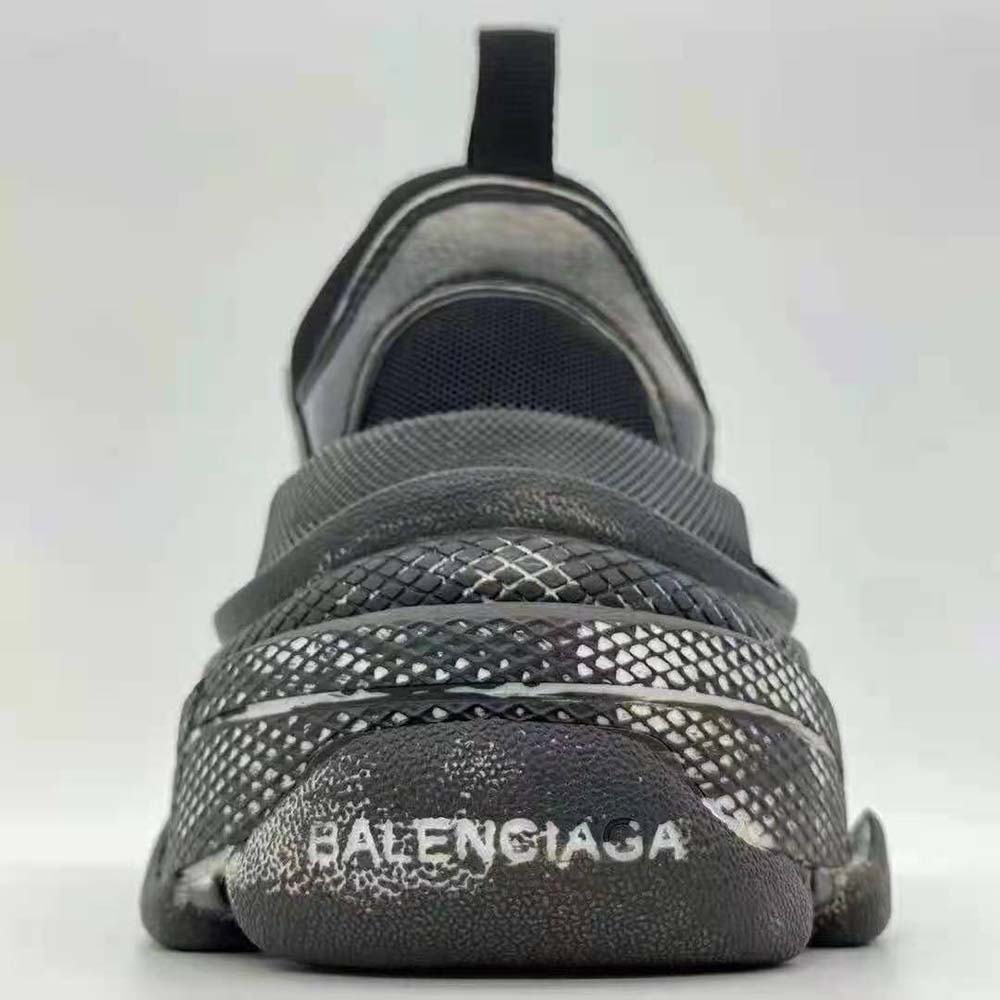 Balenciaga Women Triple S Faded Sneaker in Black - image 7