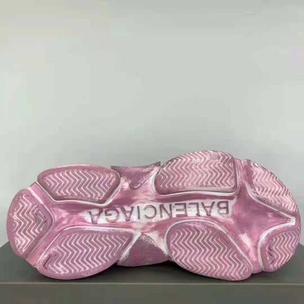 Balenciaga Women Triple S Faded Sneaker in Pink - image 6