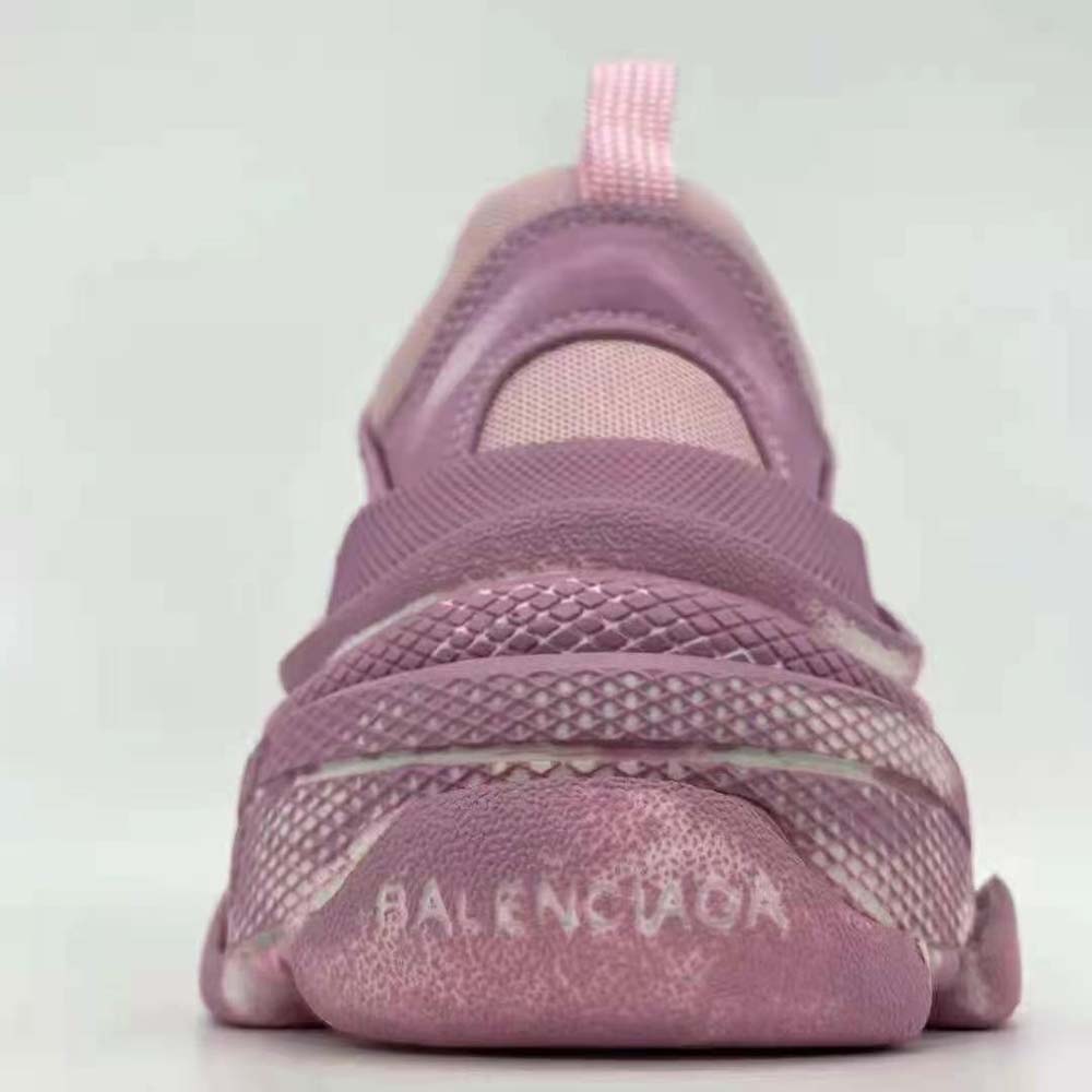 Balenciaga Women Triple S Faded Sneaker in Pink - image 7