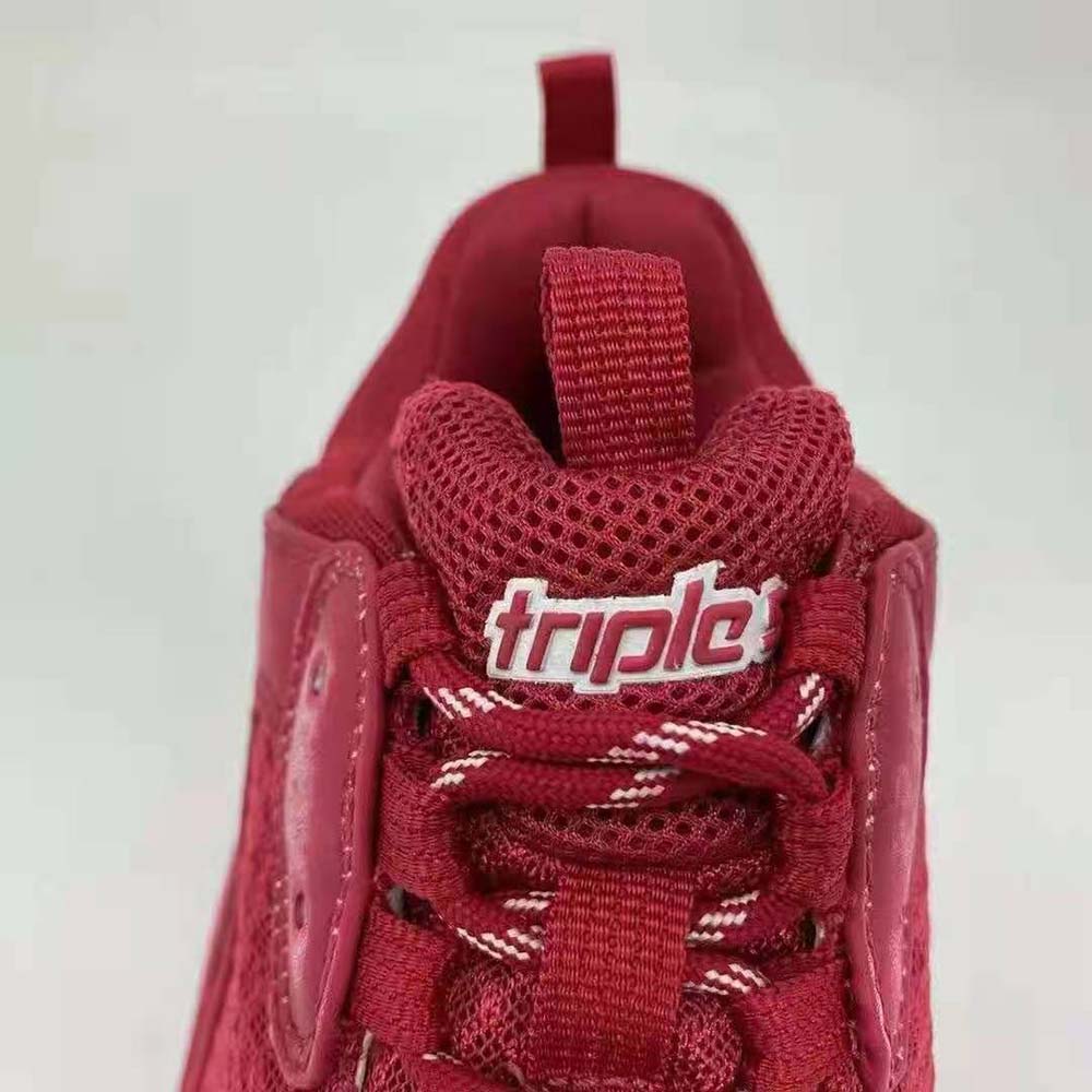 Balenciaga Women Triple S Faded Sneaker in Red - image 7