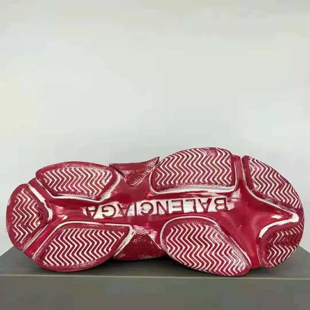 Balenciaga Women Triple S Faded Sneaker in Red - image 6