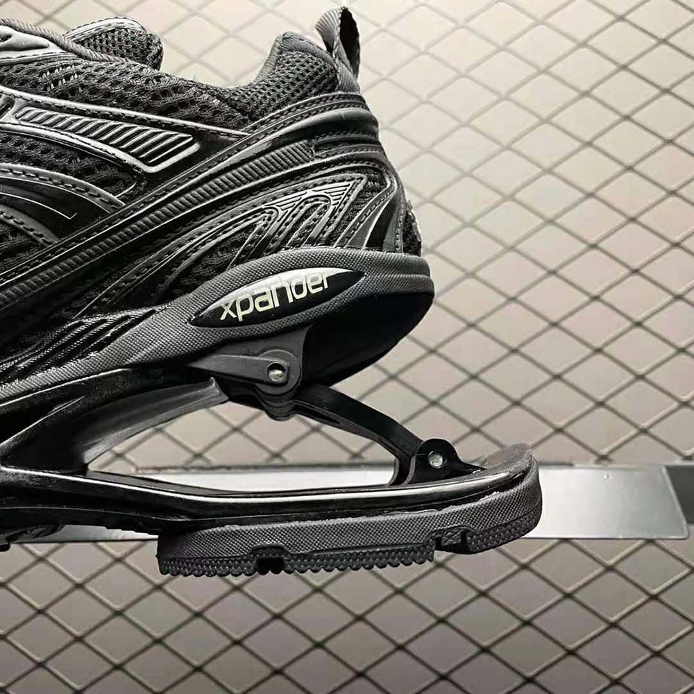 Balenciaga Women X-Pander Sneaker in Black Mesh and Nylon - image 9