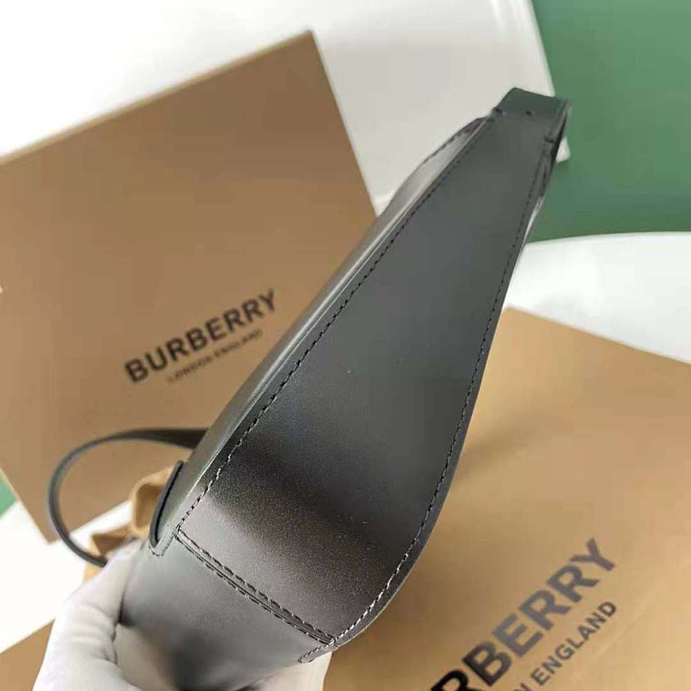 Burberry Women Leather TB Shoulder Bag-Black - image 7