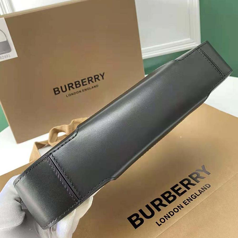 Burberry Women Leather TB Shoulder Bag-Black - image 6