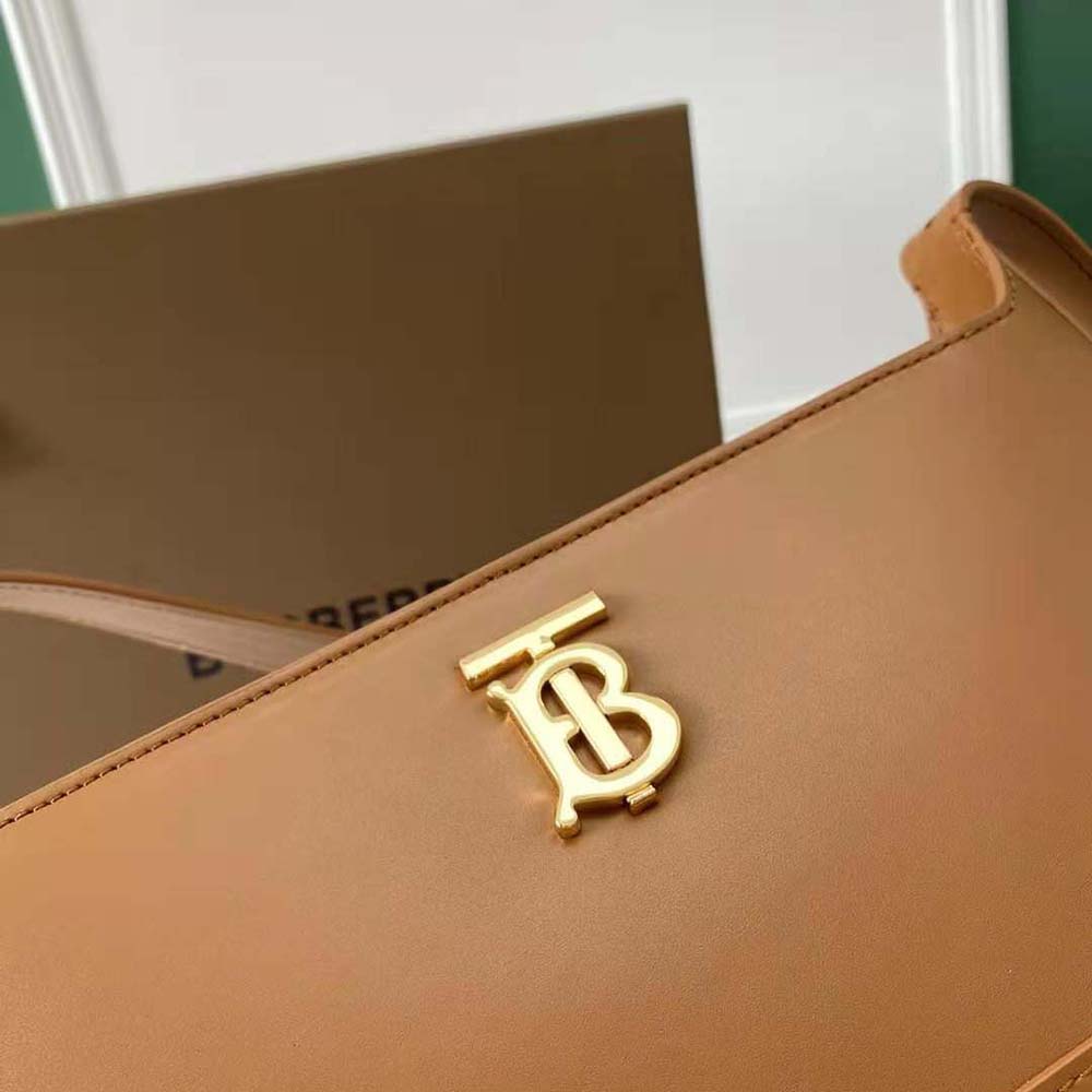 Burberry Women Leather TB Shoulder Bag-Brown - image 9