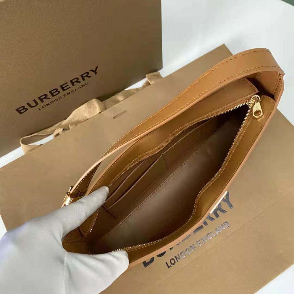 Burberry Women Leather TB Shoulder Bag-Brown - image 7