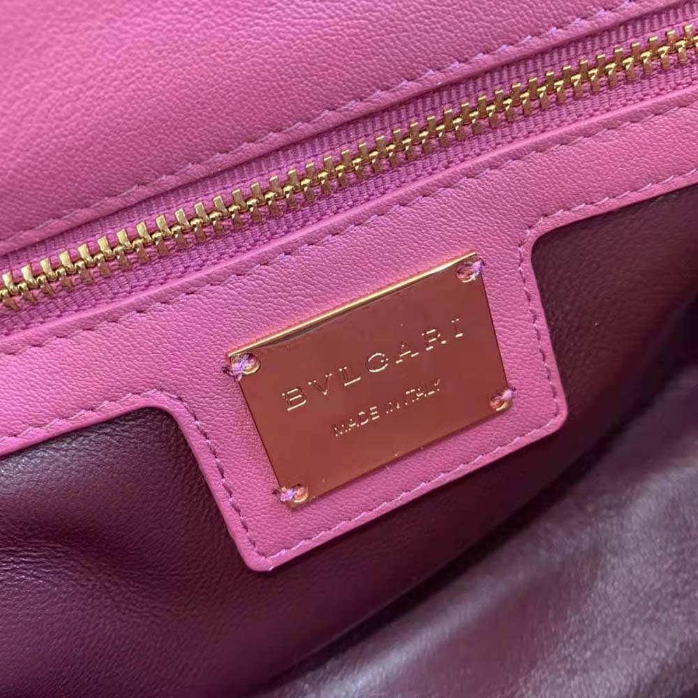 Bvlgari Women Serpenti Cabochon Crossbody Bag-Pink - image 9