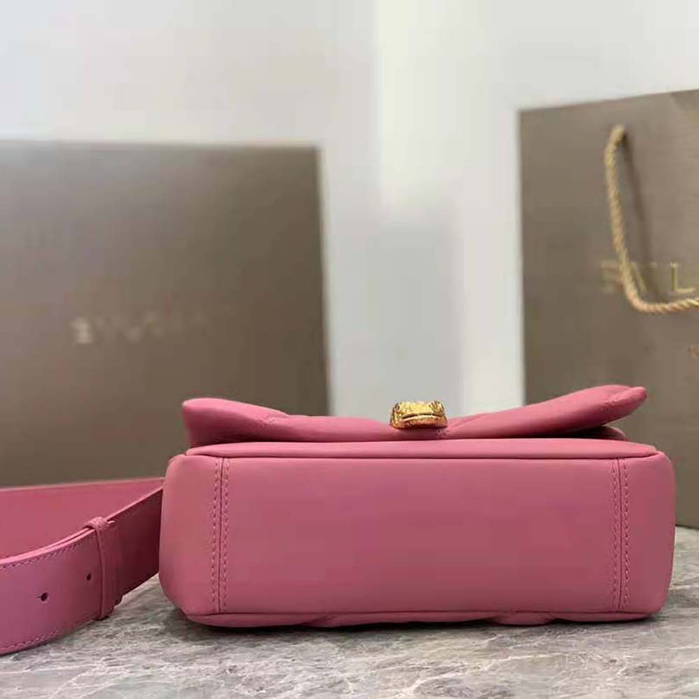 Bvlgari Women Serpenti Cabochon Crossbody Bag-Pink - image 5