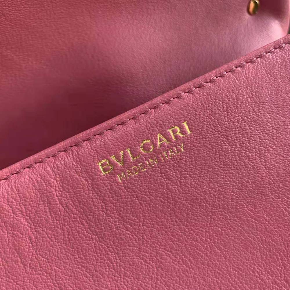 Bvlgari Women Serpenti Cabochon Crossbody Bag-Pink - image 10