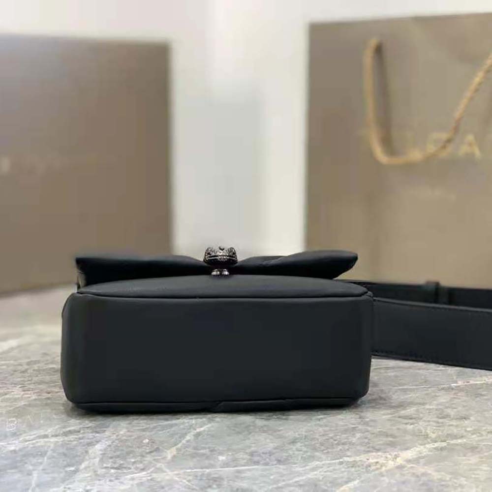 Bvlgari Women Serpenti Cabochon Crossbody Mini Bag-Black - image 4
