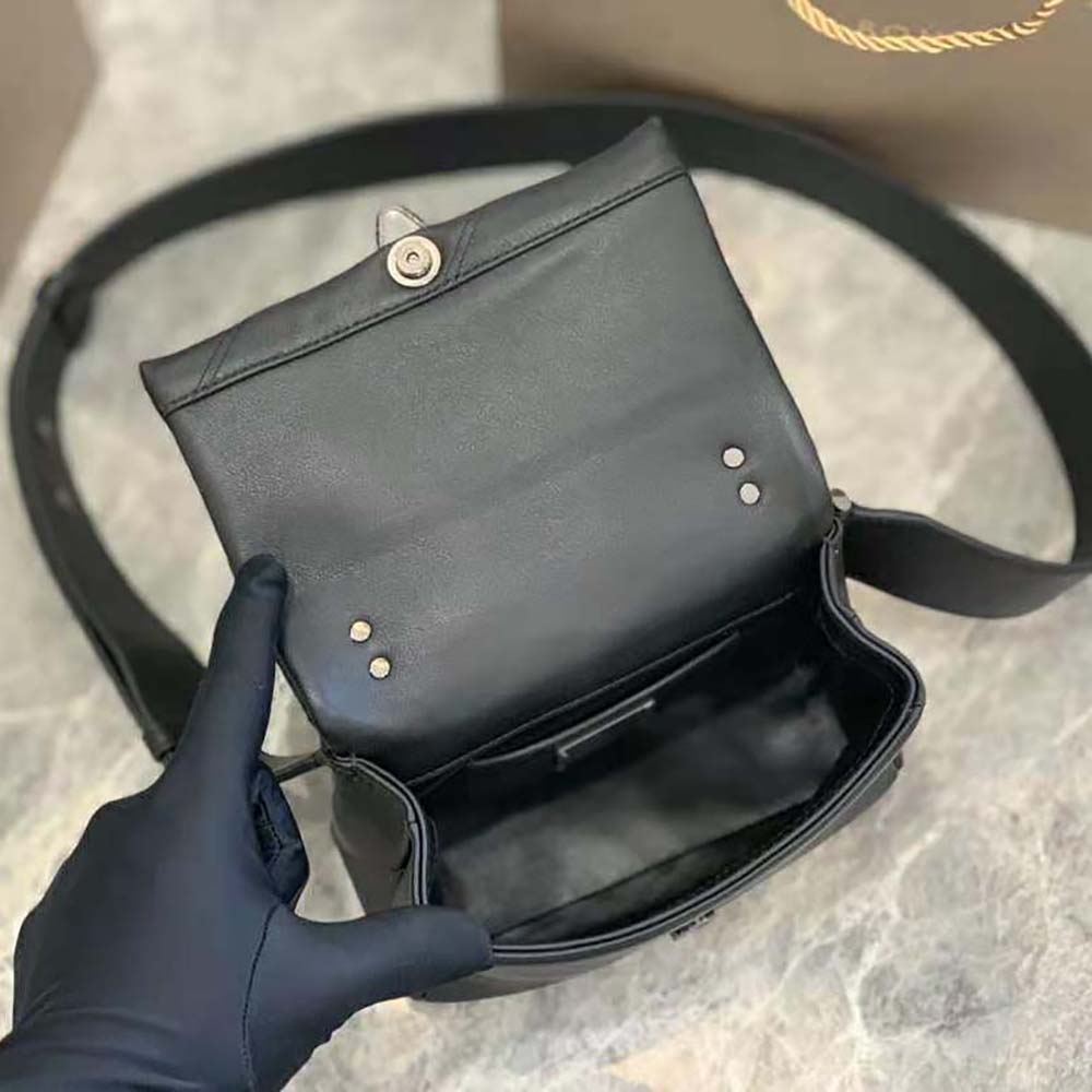 Bvlgari Women Serpenti Cabochon Crossbody Mini Bag-Black - image 7