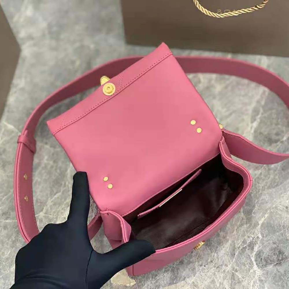 Bvlgari Women Serpenti Cabochon Crossbody Mini Bag-Pink - image 7