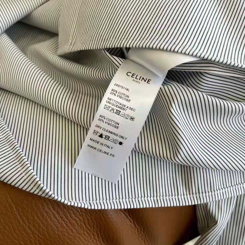 Celine Women Lavalliere Blouse in Silk Poplin - image 10