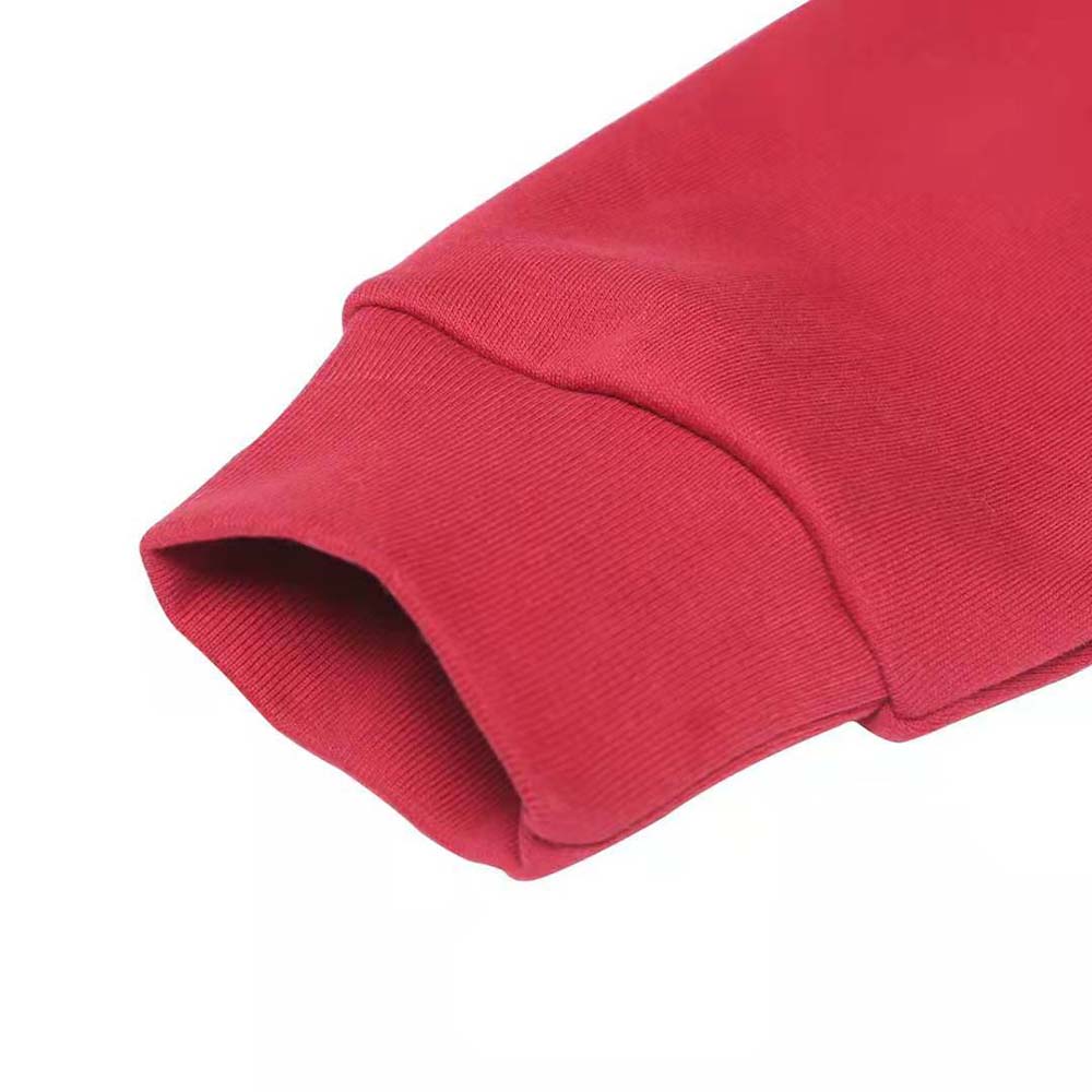 Celine Women Loose Celine Sweatshirt in Cotton Fleece-Red - image 5
