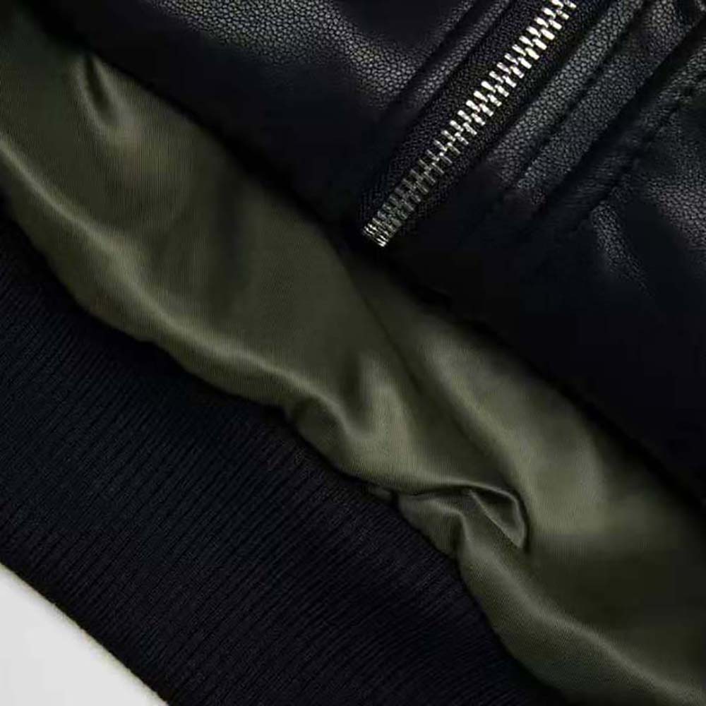 Celine Women Oversized Blouson Jacket in Calfskin-Black - image 8