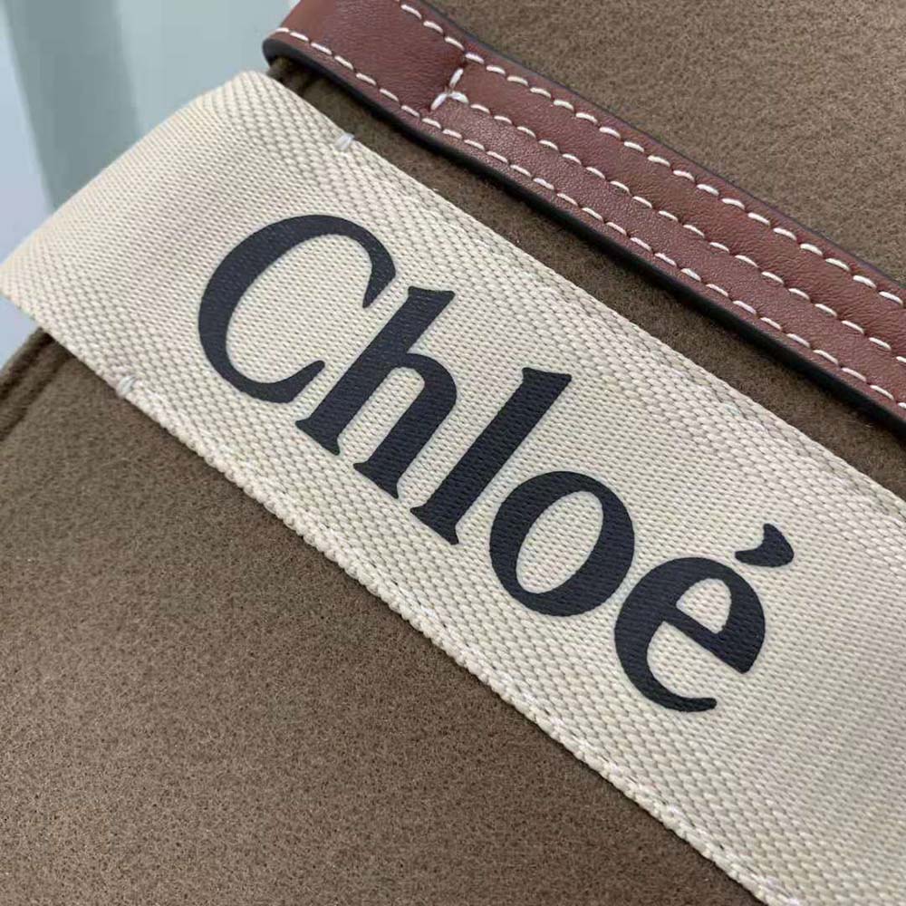 Chloe Women Medium Woody Tote Bag-Brown - image 9