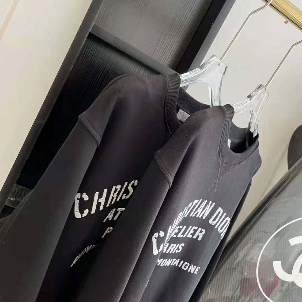 Dior Women Christian Dior Atelier T-Shirt Black Cotton Jersey - image 7