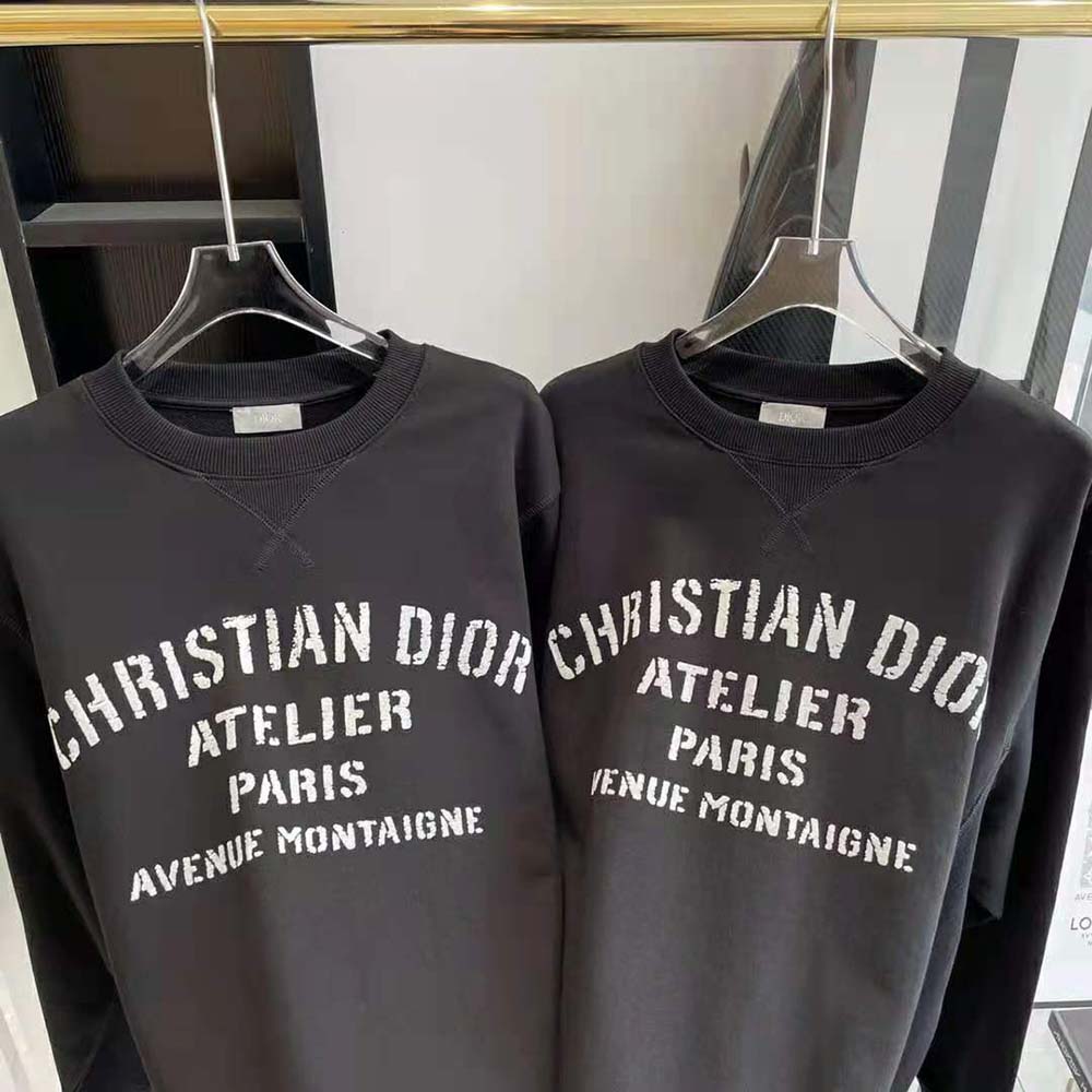 Dior Women Christian Dior Atelier T-Shirt Black Cotton Jersey - image 5
