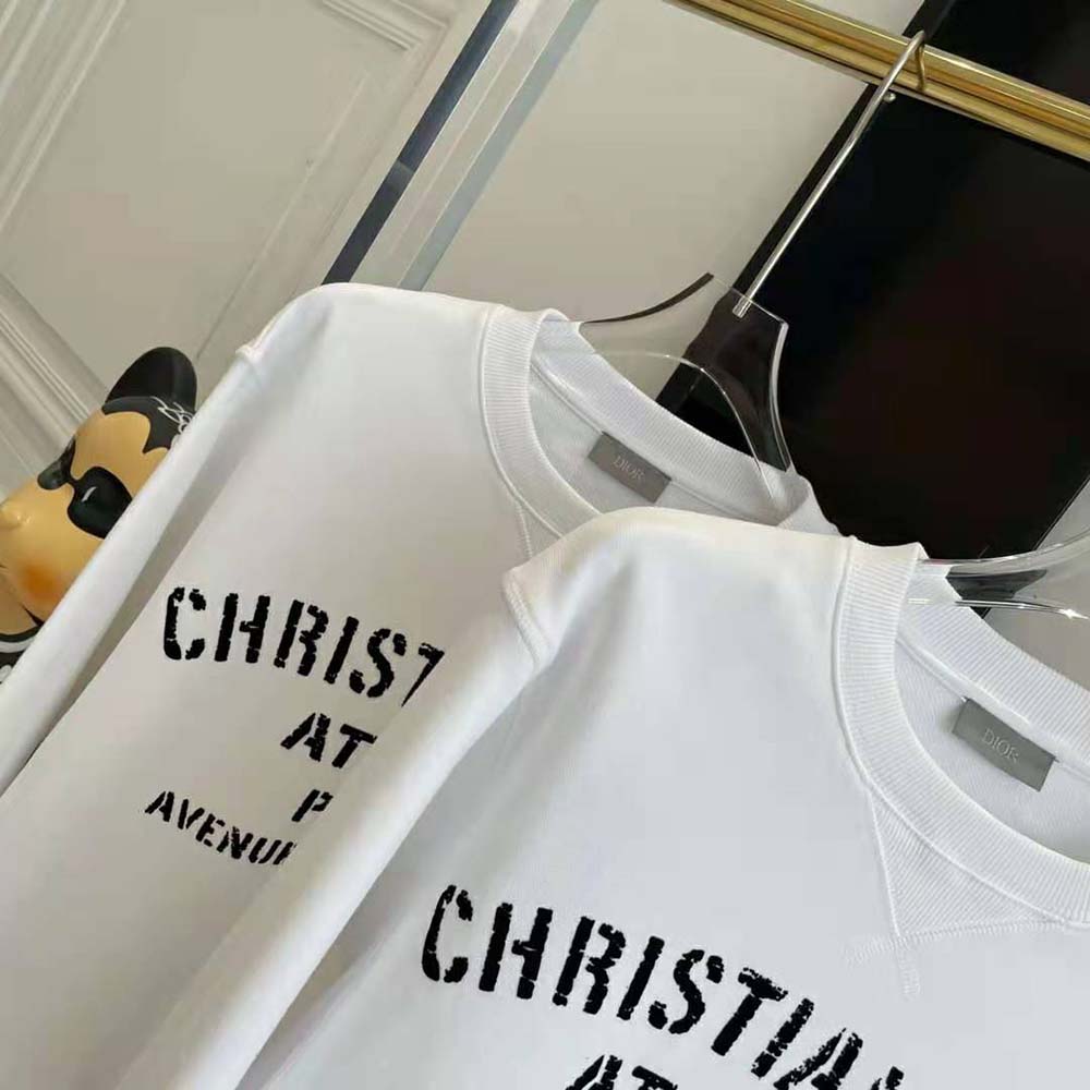 Dior Women Christian Dior Atelier T-Shirt White Cotton Jersey - image 6