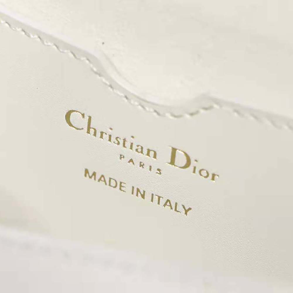 Dior Women Bobby East-West Bag Box Calfskin-White - image 10