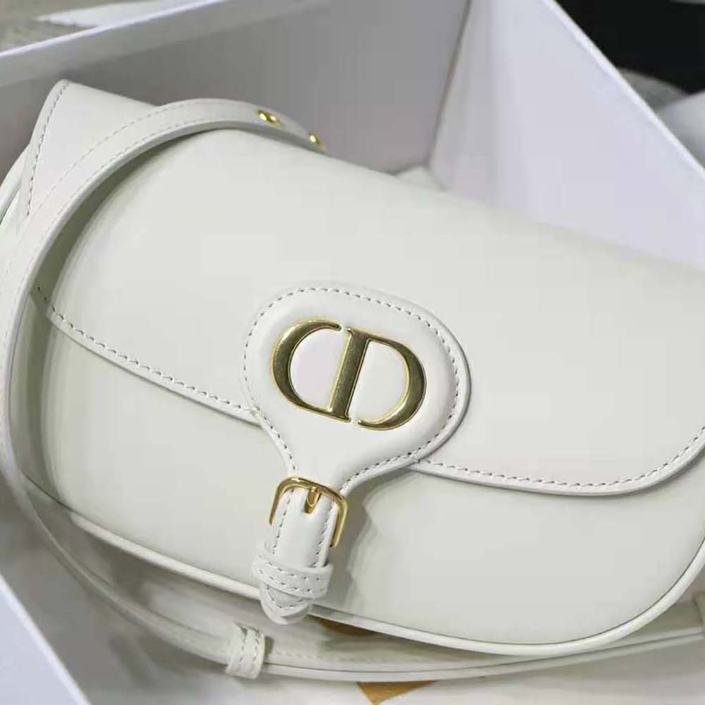 Dior Women Bobby East-West Bag Box Calfskin-White - image 4