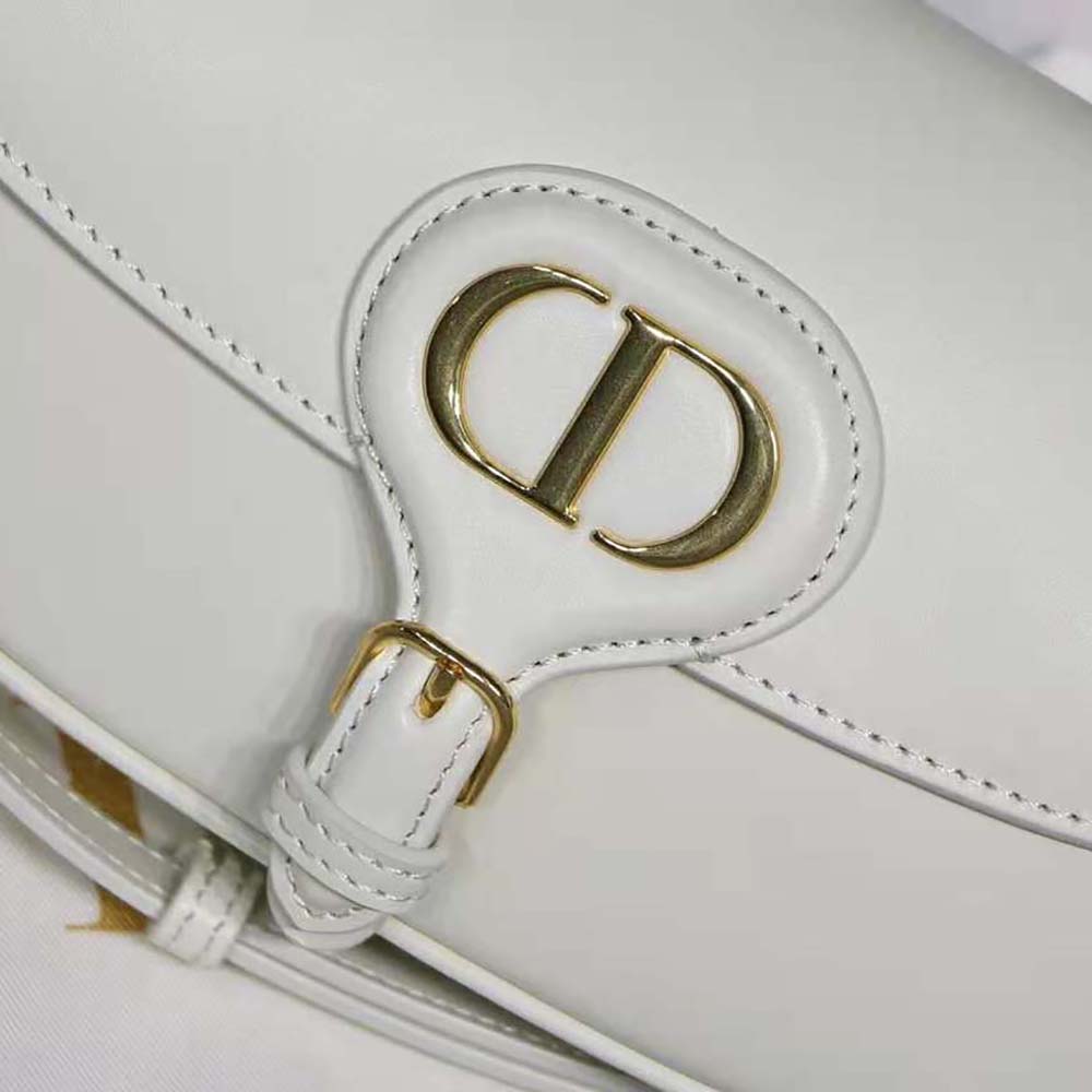 Dior Women Bobby East-West Bag Box Calfskin-White - image 9