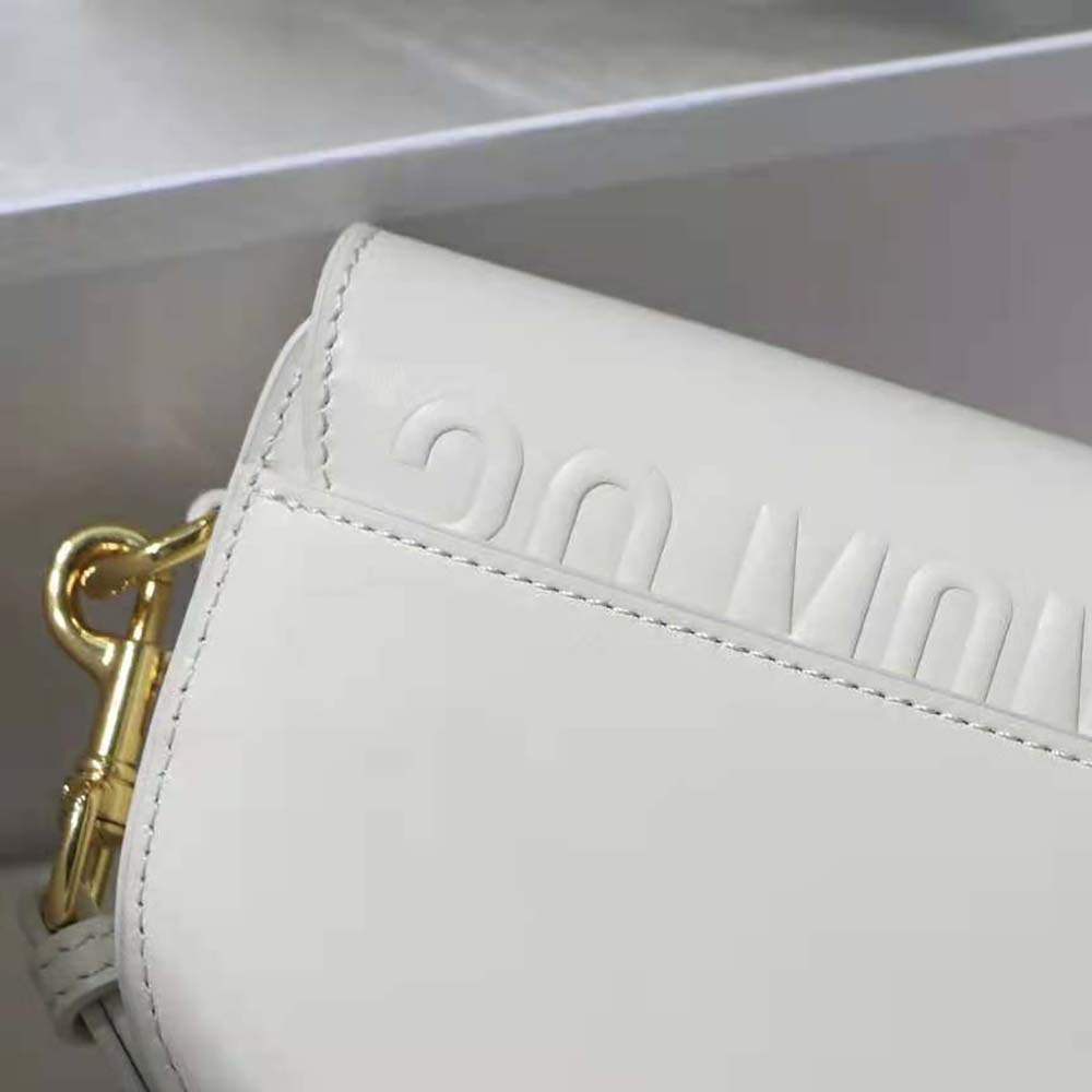 Dior Women Bobby East-West Bag Box Calfskin-White - image 8