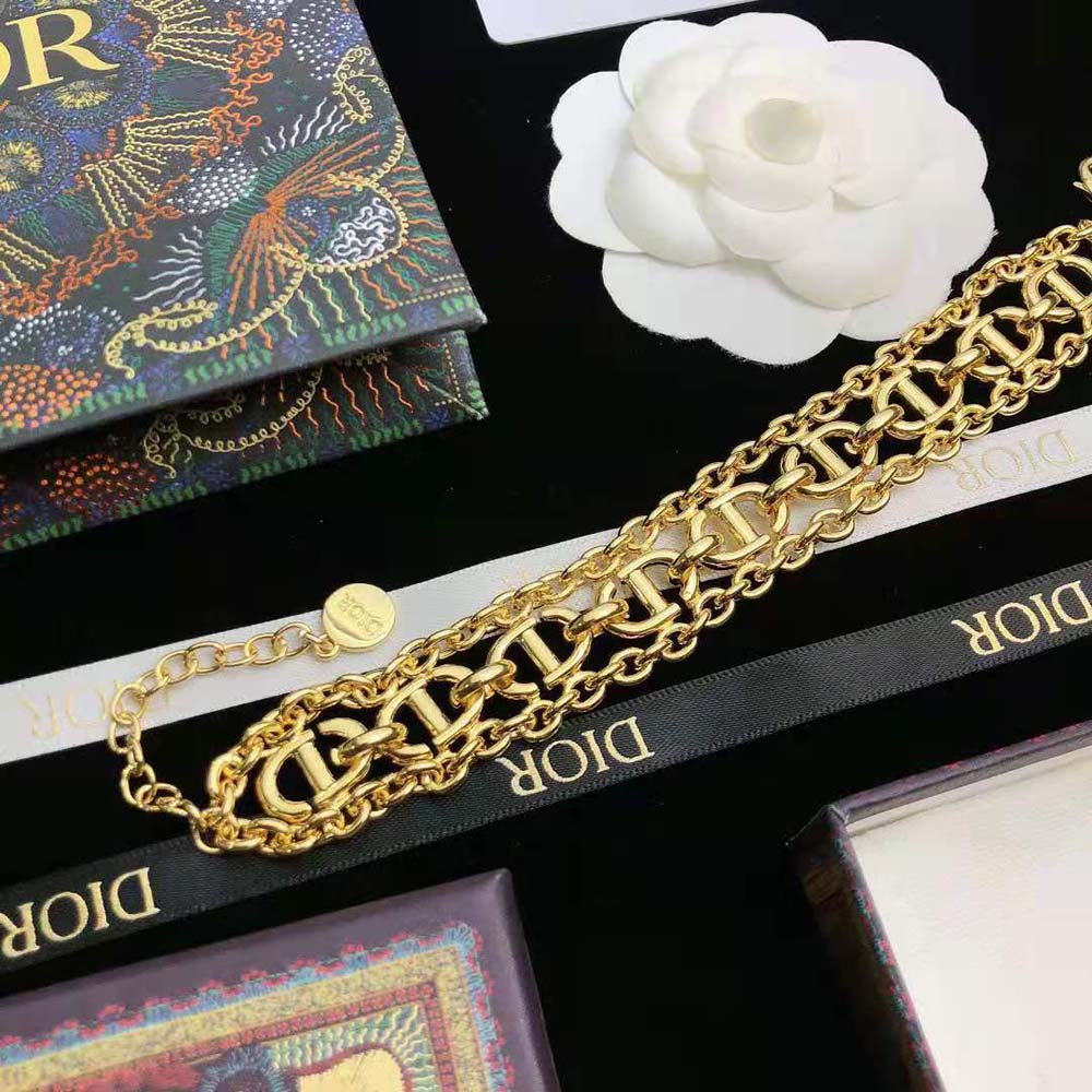 Dior Women CD Navy Bracelet Gold-Finish Metal - image 6