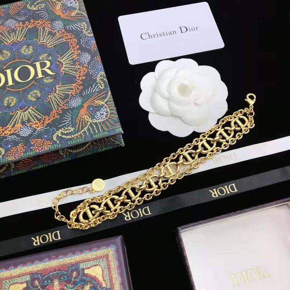 Dior Women CD Navy Bracelet Gold-Finish Metal - image 7