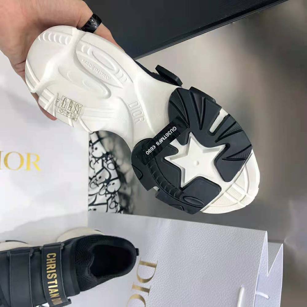 Dior Women D-wander Sneaker Black Calfskin - image 10