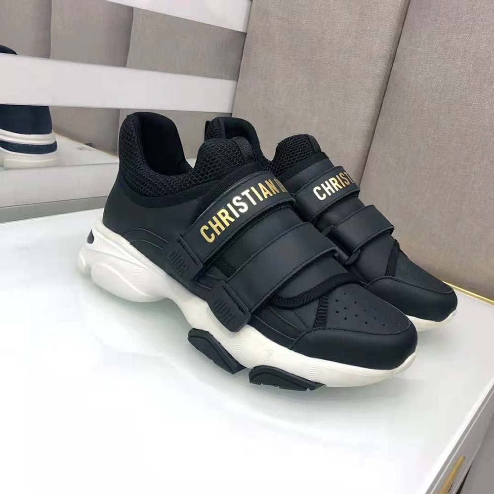 Dior Women D-wander Sneaker Black Calfskin - image 4