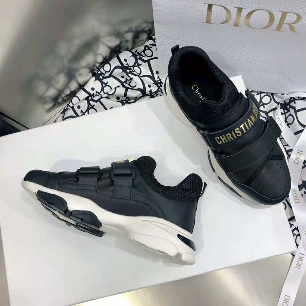 Dior Women D-wander Sneaker Black Calfskin - image 5