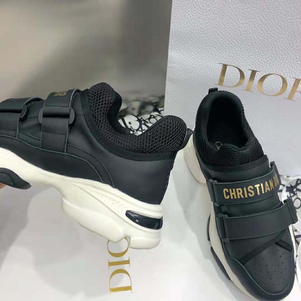 Dior Women D-wander Sneaker Black Calfskin - image 9