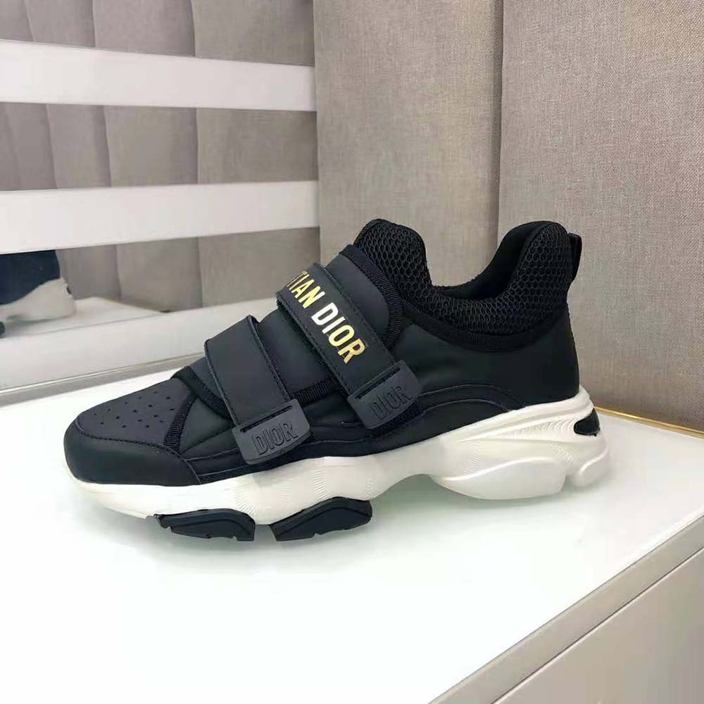 Dior Women D-wander Sneaker Black Calfskin - image 6