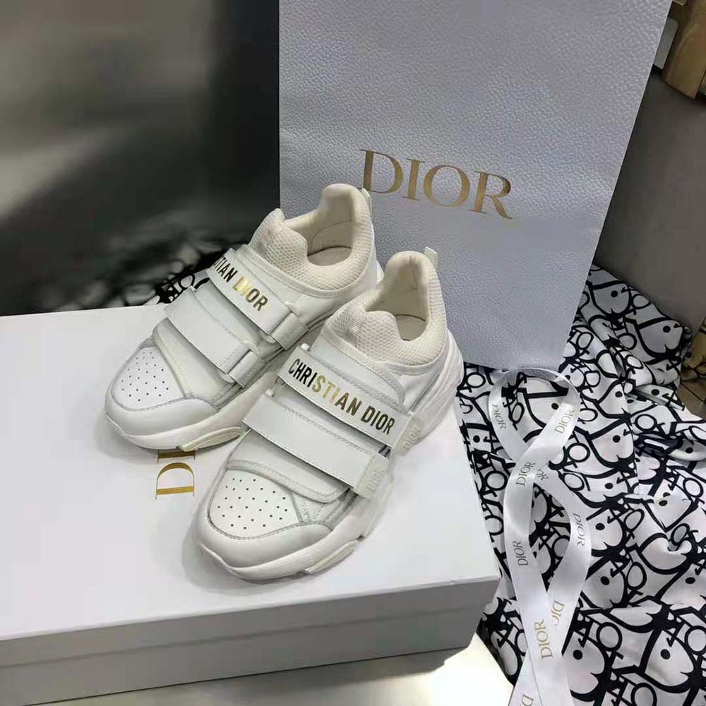 Dior Women D-wander Sneaker White Calfskin - image 4