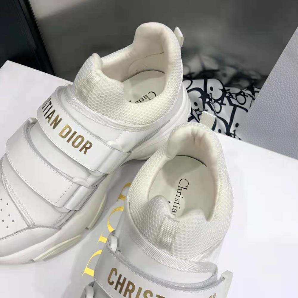 Dior Women D-wander Sneaker White Calfskin - image 7