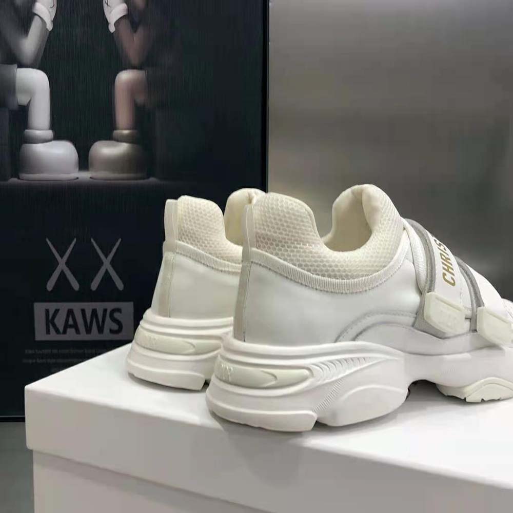 Dior Women D-wander Sneaker White Calfskin - image 8