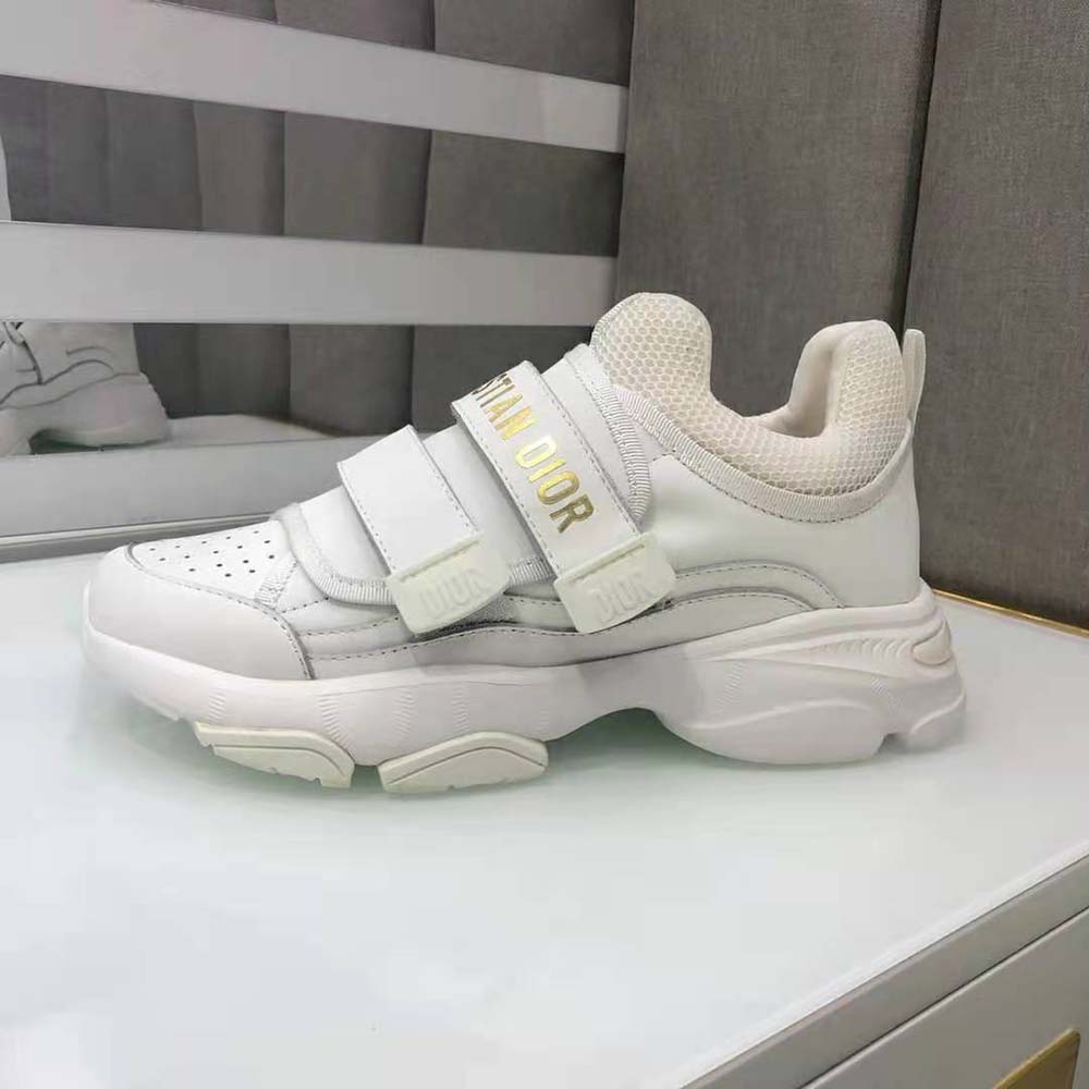Dior Women D-wander Sneaker White Calfskin - image 9