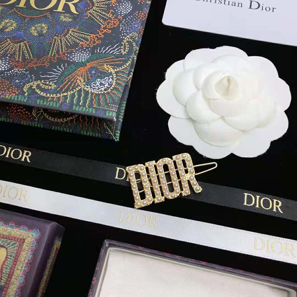 Dior Women Diorevolution Barrette Gold-Finish Metal - image 4